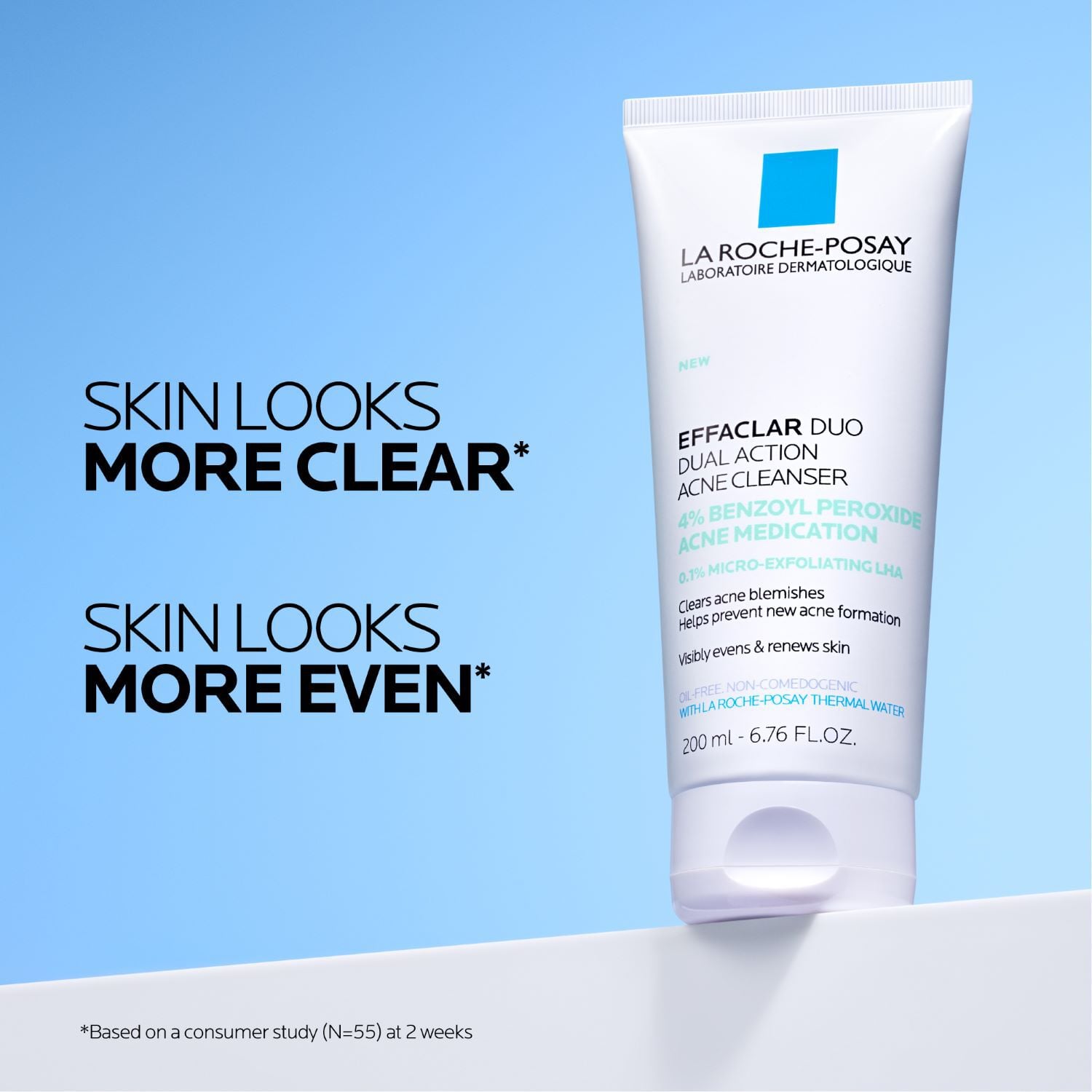 Effaclar Dual Action Acne Face Wash With 4% Benzoyl Peroxide